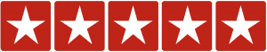 Red square stars